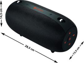 Ecg bts x1 juodas bluetooth garsiakalbis - usb; micro sd kortelė; fm radijas; power bank; mp3, wma, ape, flac; grojimo trukmė: 12 valandų; laisvų rankų įranga; atsparus vandeniui; aux įvestis, juodas