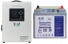 Avarinis maitinimo šaltinis ups sinus pro plus 900e 600w pastovi fazė piec lifepo4 50ah