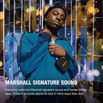 Marshall Willen Ii belaidis bluetooth garsiakalbis, daugiau nei 17 val. grojimo laikas, Ip67 atsparus vandeniui - juodas ir žalvario