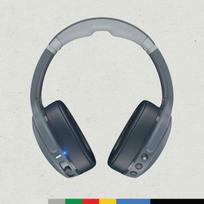 Skullcandy Crusher Evo belaidės ausinės su sensoriniu bosu, 40 valandų baterijos veikimo laikas, mikrofonas, suderinamos su Iphone, Android ir Bluetooth įrenginiais - pilkos