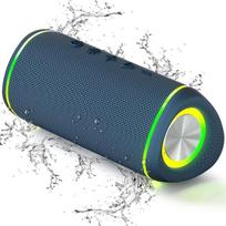 Bluetooth kolonėlė, bluetooth dėžutė su hd garsu, nešiojama belaidė, ipx6 atspari vandeniui, iki 24 valandų grojimo, namams/vakarėliams/lauke/paplūdimiui, elektroniniai prietaisai, gimtadienio dovana, mėlyna