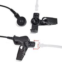 Hys slaptos akustinio vamzdelio ausinės su ptt mikrofonu, suderinamos su 2 kontaktų kenwood baofeng bf-888s uv-5r kenwood racija (2)