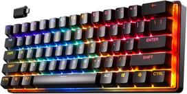 Steelseries Apex Pro Mini Wireless Mechanical Gaming Keyboard, sparčiausia klaviatūra pasaulyje, pritaikomas atsakas, 60% formos faktorius, Nordic (qwerty) išdėstymas