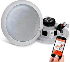 Pyle pora 6.5" bluetooth įleidžiamų į sieną/lubas 2 krypčių universali namų garso kolonėlių sistema su spyruoklinėmis greitosiomis jungtimis, polipropileno kūgiu, polimeriniu aukštų dažnių garsiakalbiu, stereo garsu, 200 W (pdicbt652rd)