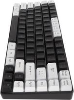 Kimiss Laidinė 75% mechaninė klaviatūra, žaidimų klaviatūra, Abs medžiaga, 84 klavišai, Rgb apšvietimas, ergonomiška mechaninė klaviatūra, juoda