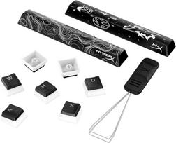 Hyperx Pudding Keycaps 2 – pilnas raktų rinkinys – Pbt – 112 klavišų – juodas