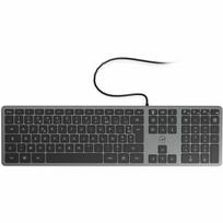 MOBILITY LAB Slim wired keyboard with metal finish - Space Gray