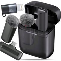 Belaidis prisegamas mikrofonas telefonui Usb C / Iphone 16 15 14 13 12