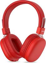 Awatrue vaikiškos bluetooth ausinės, bluetooth 5.4, 85/94 db garso reguliavimas, stereo garsas, 50 valandų grojimo laikas, sulankstomos ir reguliuojamos, belaidės ausinės mokyklai/kelionėms, raudonos