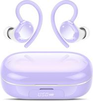 Lekaby Bluetooth ausinės sportinės belaidės Bluetooth 5.3 ausinės su Enc mikrofonu, 128 valandų Hifi stereo Bluetooth ausinės į ausis, Ipx7 vandeniui atsparios ausinės su ausų kabliukais, skirtos Ios Android