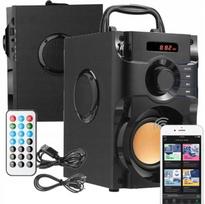 Partytech radijo kolonėlė garsiakalbis belaidis fm bt mp3 sd radijo grotuvas + nuotolinio valdymo pultas