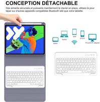 Planšetinio kompiuterio klaviatūros dėklas Lenovo Idea Tab Pro 12.7" - Violetinis