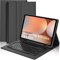 Occtingkind, klaviatūra skirta samsung galaxy tab s10 ultra 2024, galaxy tab s9 ultra 14.6 colių, planšetės samsung tab s10/s9 ultra dėklas su nuimama itališka klaviatūra, usb c, juoda