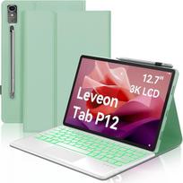 Klaviatūra, skirta lenovo tab p12 pro 12.7 colių 2023, klaviatūros dėklas lenovo p12, itališka magnetinė klaviatūra su jutikliniu kilimėliu ir apšvietimu bluetooth, skirta lenovo p12 pro planšetiniam kompiuteriui (tb370fu)