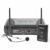 Vonyx Stwm711h ausinių mikrofonas su Bodypack siųstuvu