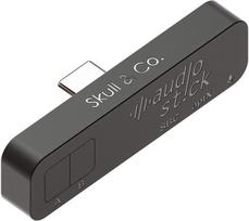 Skull & Co. Audiostick Bluetooth 5.0 belaidis garso siųstuvo adapteris su mažu vėlavimu, skirtas ps5 / ps4 / nintendo switch / lite / kitiems įrenginiams - juodas