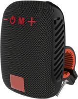 Nešiojama "bluetooth" kolonėlė dviračiui, atspari vandeniui lauko kolonėlė su garsiu garsu, Fm radijas, belaidė dviračio kolonėlė važinėjimui, žygiams, stovyklavimui (juoda)