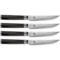 Kepsnio peilių rinkinys KAI Shun Classic DM-S400, 4 vnt., 12 cm, sidabrinis/juodas