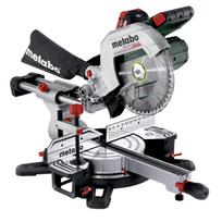 Akumuliatorinis skersavimo pjūklas Metabo KGS 18 LTX BL 254 su traukimo funkcija, 2x 8.0 Ah ir krovikliu
