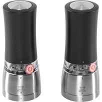 Elektrinis druskos ir pipirų malūnėlių rinkinys Peugeot Daman u'Select 16 cm, juodas