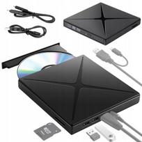 Optinis įrenginys Nešiojamas cd/dvd išorinis usb įrašymo įrenginys cd grotuvas nešiojamam kompiuteriui