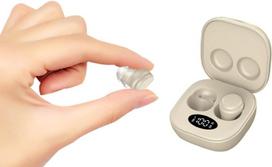 Mini ausinės į ausis, belaidės bluetooth, skirtos labai mažoms ausims, nematomos vaikiškos ausinės į ausis, belaidės ausinės miegui, belaidės ausinės, ausinės miegui, vaikiškos ausinės