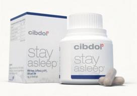 Cibdol Stay Asleep kapsulės su CBD, CBN ir 5-HTP, 30 vnt.