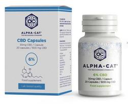Alpha-CAT CBD kapsulės 600 mg – 20 × 30 mg CBD