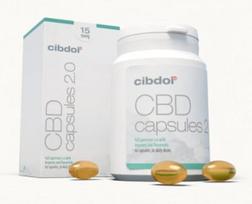 Cibdol pilno spektro CBD minkštosios kapsulės 15 %, 1500 mg CBD, 60 vnt.