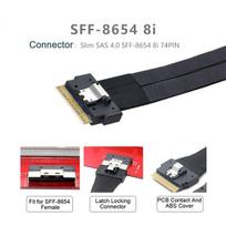 Nfhk pci-e ultraport slimline sas slim 4.0 sff-8654 8i 74pin į dual sff-8643 4i mini sas hd kabelį pci-express