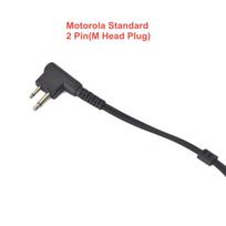 Hys slaptų ausinių 5 vnt. racijoms su mikrofonu, suderinamos su Motorola Cp040 Dp1400 Gp68 Gp88 Gp300 Ct150 Pro1150 Hyera 2 krypčių radijo stotimis