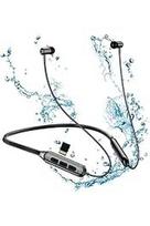 Soppy Bluetooth 5.0 sportinės ausinės į ausis, magnetinės itin lengvos sportinės ausinės su tf kortelės palaikymu, belaidės ausinės su kaklo juosta, mikrofonu/ipx5/25 val. atkūrimo laikas, juodos