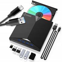 Optinis įrenginys Išorinis Cd Dvd grotuvas nešiojamas įrašymo įrenginys Usb-c 3.0 hub