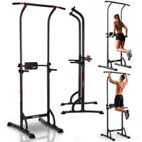 Pastatomas prisitraukimų skersinis ir lygiagretės Neo-Sport Apex Dip, iki 100 kg