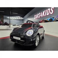 Elektrinis vaikiškas automobilis Mini Cooper S, 12 V, metalinės juodos spalvos
