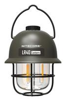NITECORE LR40 Green stovyklavimo žibintas, 100lm, 4000mAh, USB-C, USB-A, iki 65h, žalias