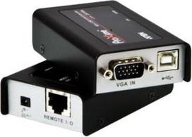 AV adapter Aten D-Sub (VGA) - D-Sub (VGA) black (CE100-A7-G)