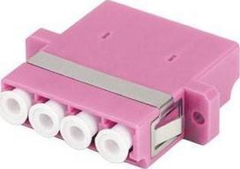 Lanberg Lightweight ADAPTER MM LC/UPC QUAD OM4 LANBERG