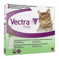 Ceva Vectra Felis 3 pipetės – lašai nuo blusų katėms