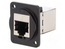 Coupler | FT | Cat: 6a | shielded | Layout: 8p8c | Case: XLR standard