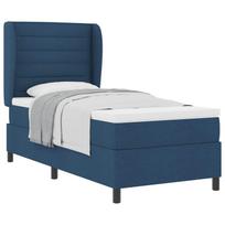 vidaXL Kiemas lova su čiužiniu Mėlyna 80 x 200 cm audinys
