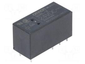 Relay: electromagnetic | Ucoil: 24VDC | DPDT | Icontacts max: 8A | G2RL