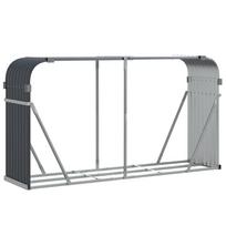 vidaXL Malkų stovas, antracito, 180x45x100cm, galvanizuotas plienas