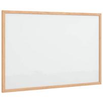 vidaXL Magnetinė balta lenta su pušies masyvo rėmu, 60x40 cm