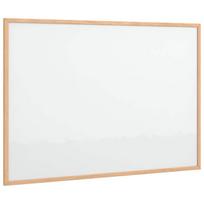 vidaXL Magnetinė balta lenta su pušies masyvo rėmu, 80x55 cm