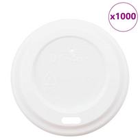 vidaXL Popieriniai kavos puodelių dangteliai, Ø60mm, 4oz, 1000vnt.