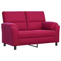 vidaXL Sofa Vyno raudona 154 x 85 x 93 cm Aksomas