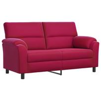 vidaXL Sofa Vyno raudona 174 x 85 x 93 cm Aksomas