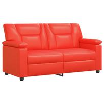 vidaXL Sofa Raudona 171 x 85 x 93 cm Dirbtinė oda