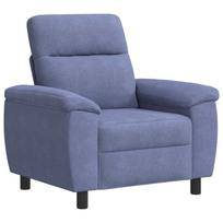 vidaXL Sofa Džinsinės mėlynos 95 x 90 x 95 cm Audinys